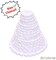 250pcs Premium 3.5inch Foil Round Lace Paper doilies - Non-Dust, Clean Cut, Simple Design : Party/Gift/for Cake Crafts/Home Decor Weddings Table Settings Placemats (Round - 3.5", Gold)